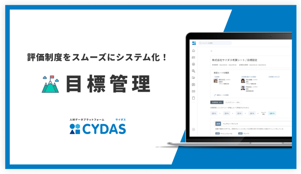 「CYDAS」目標管理サービス・プランガイド